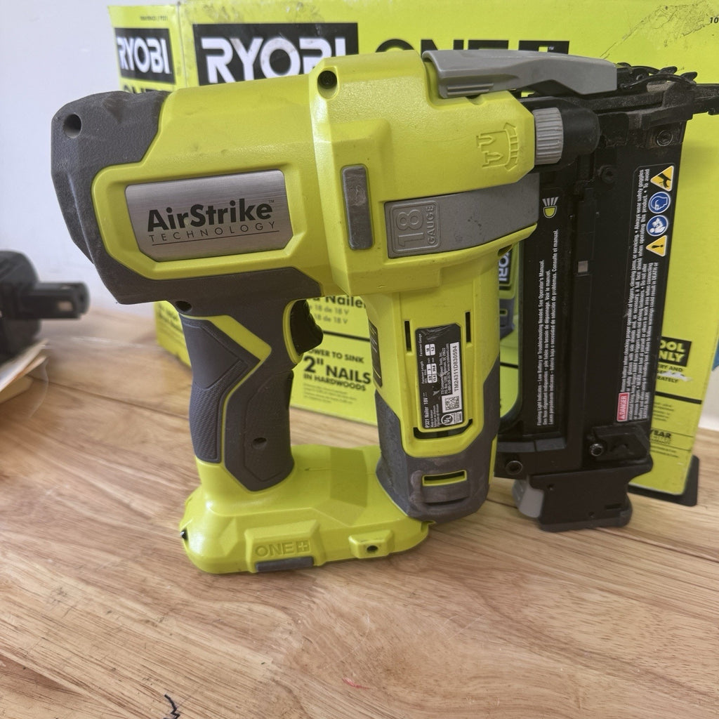 RYOBI ONE+ 18V 18-Gauge Cordless AirStrike Brad Nailer (Tool Only)