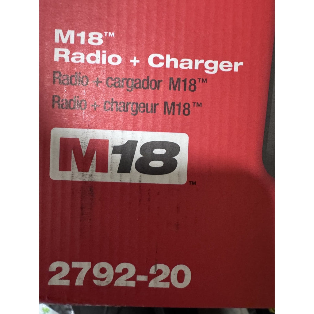 Milwaukee 2792-20 M18 Jobsite Radio Charger Bluetooth USB Tool Only Used