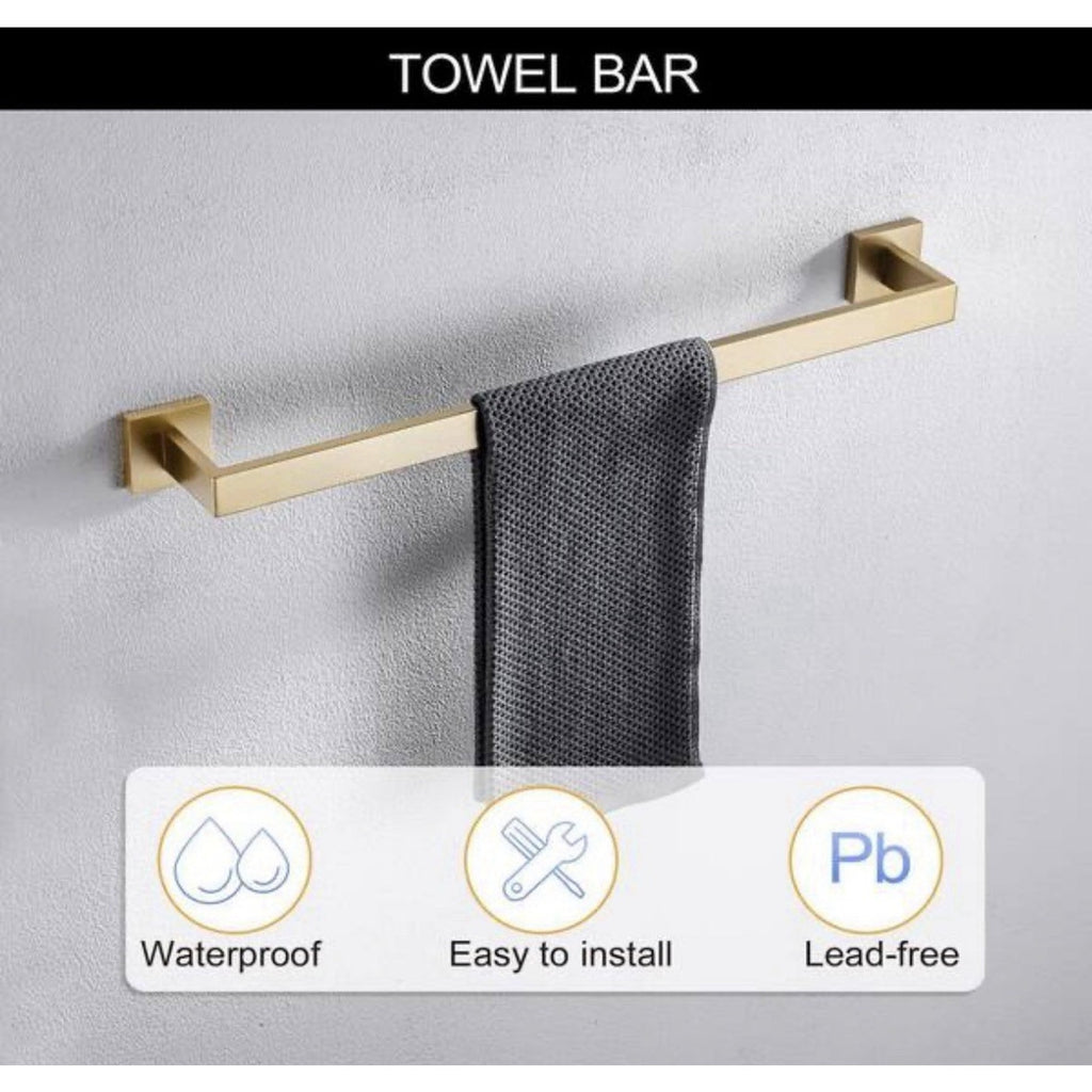 YSQCAR 10-Piece Bath Hardware Set with Towel Ring Toilet Paper Holder Towel Hook