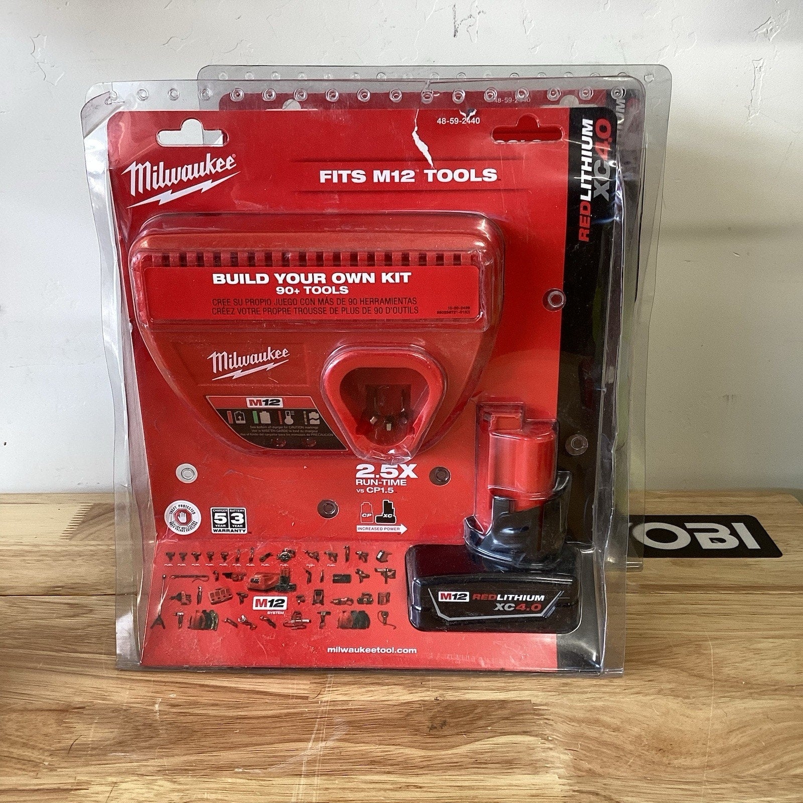 Milwaukee 48-59-244 Lithium-Ion Battery - Red (48-59-2440)