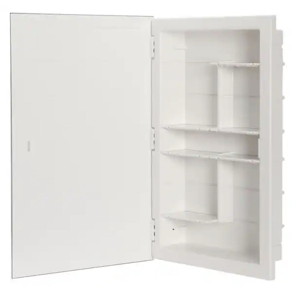 ZACA SPACECAB Vega 16.5" x 26.5" x 3-1/2" Frameless Recessed Medicine Cabinet