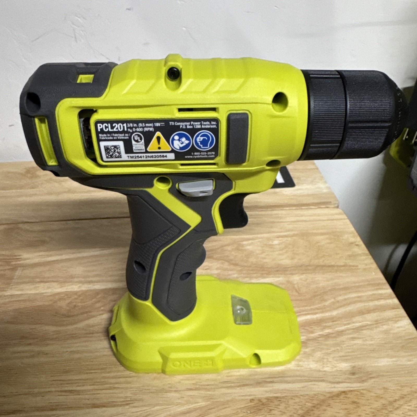 Ryobi PCL201 One+ 18V Cordless 3/8” Drill Driver (tool Only)