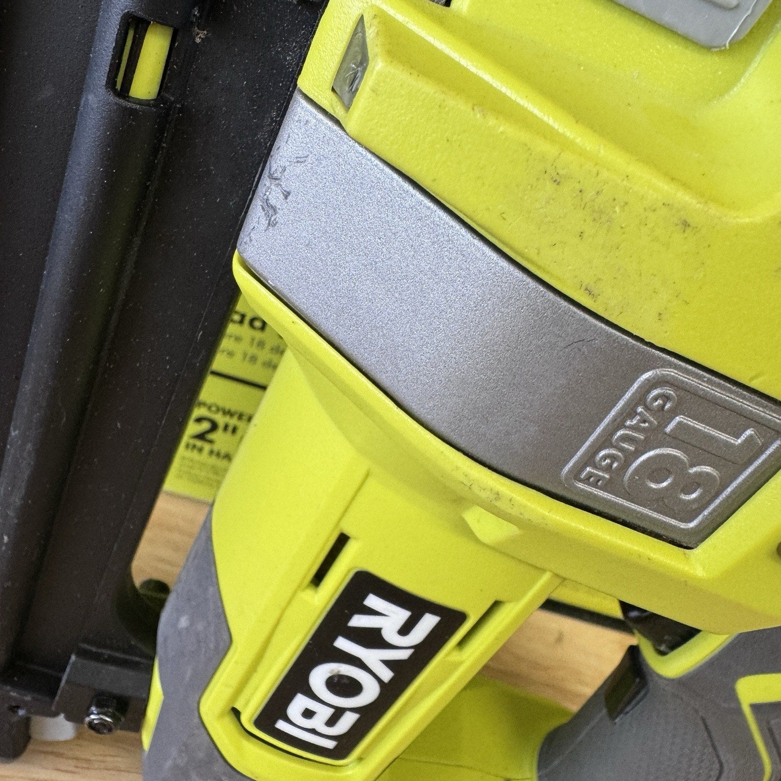RYOBI ONE+ 18V 18-Gauge Cordless AirStrike Brad Nailer (Tool Only)