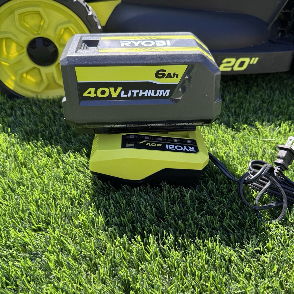 RYOBI 40V HP Brushless 20 in. Cordless Self-Propelled Mower w/ 6.0 Ah Battery