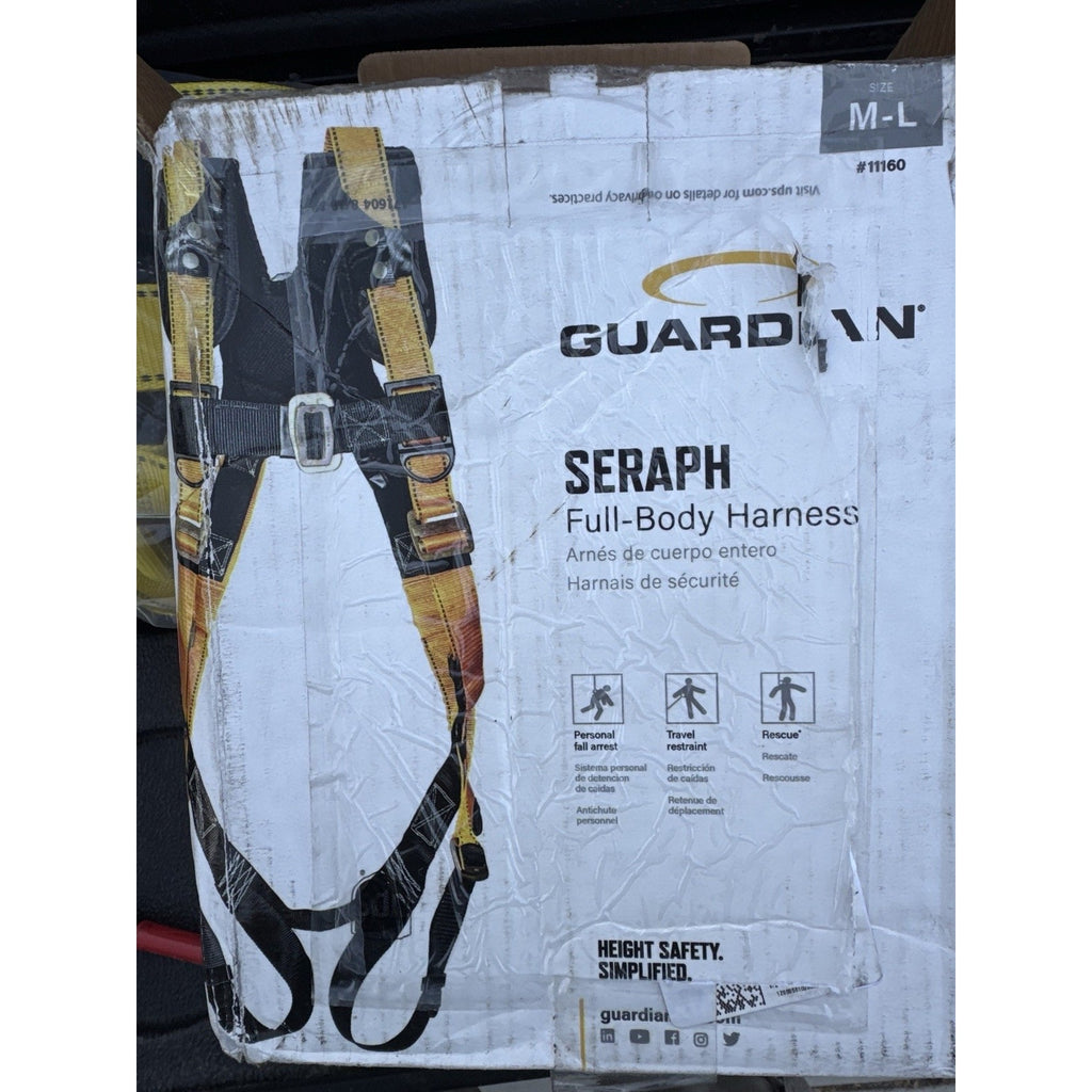 Guardian Seraph Full Body Safety Harness Size M-L #11160 - Open Box