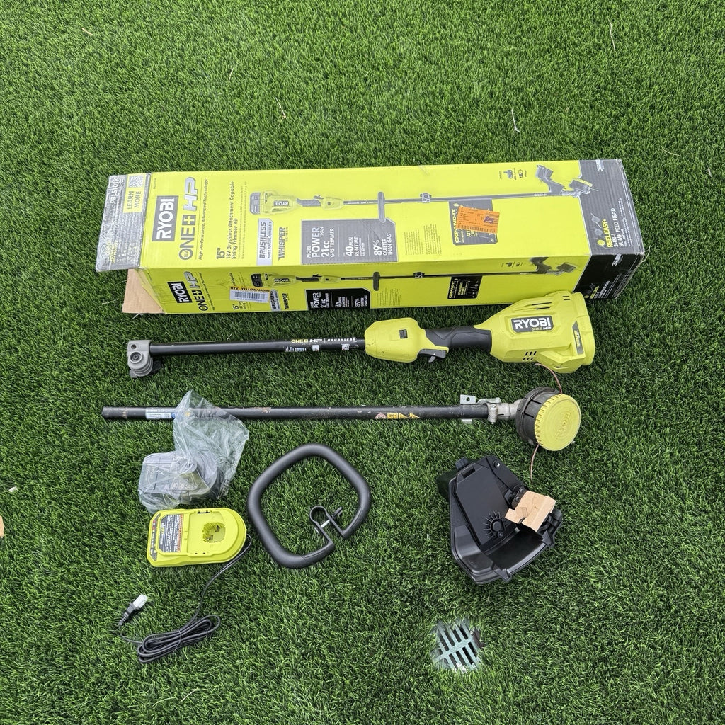Ryobi ONE+ HP 18V Brushless 15"in. Attachmen Capable String Trimmer - Tool Only
