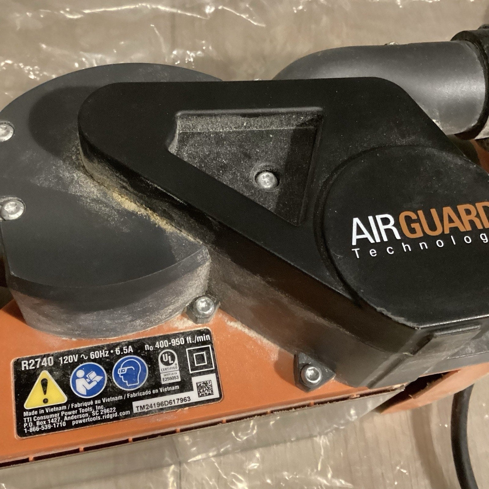 RIDGID 28533 Heavy Duty Variable Speed Belt Sander