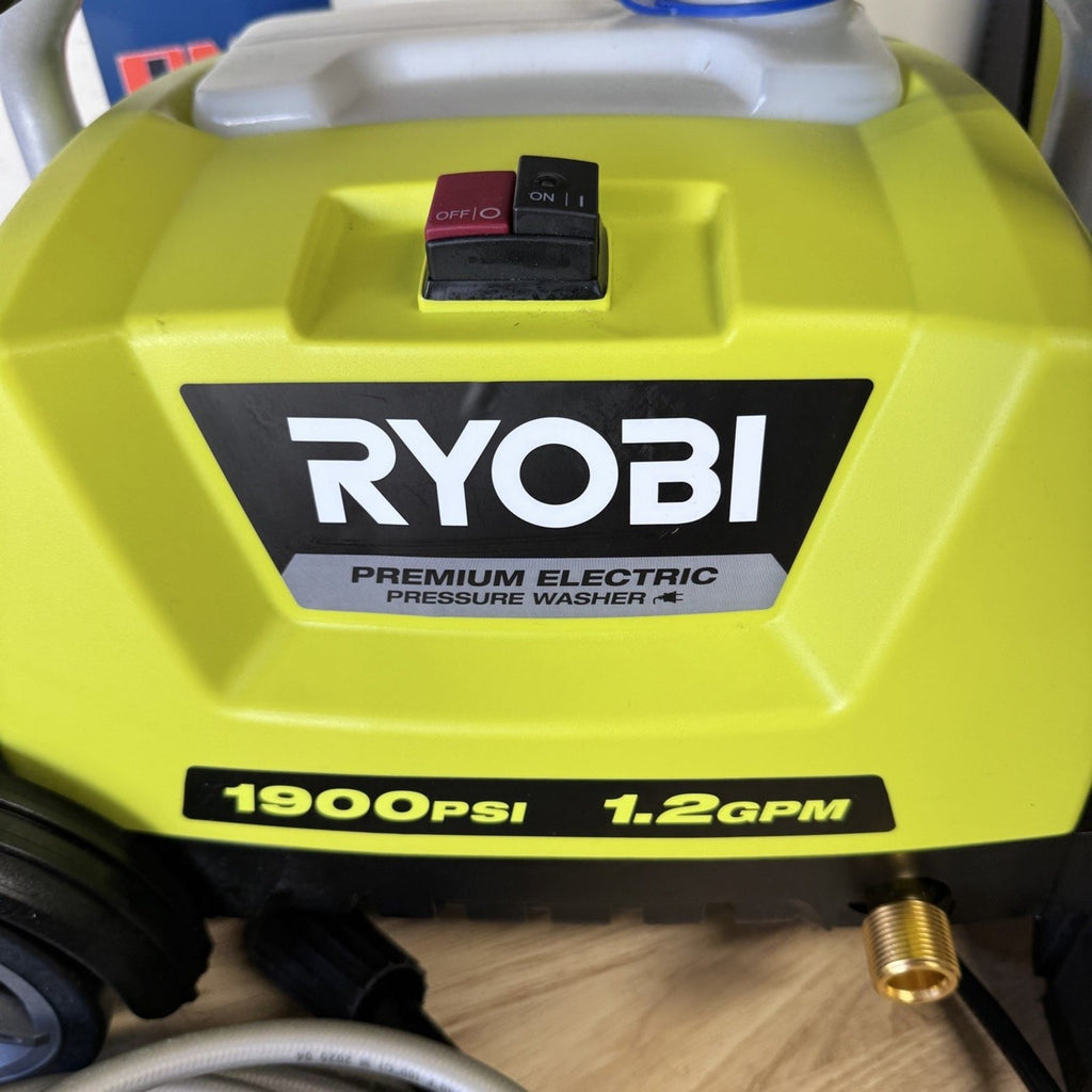 Ryobi RY1419MT CORDED 1900 PSI Electric Pressure Washer Tested Complete