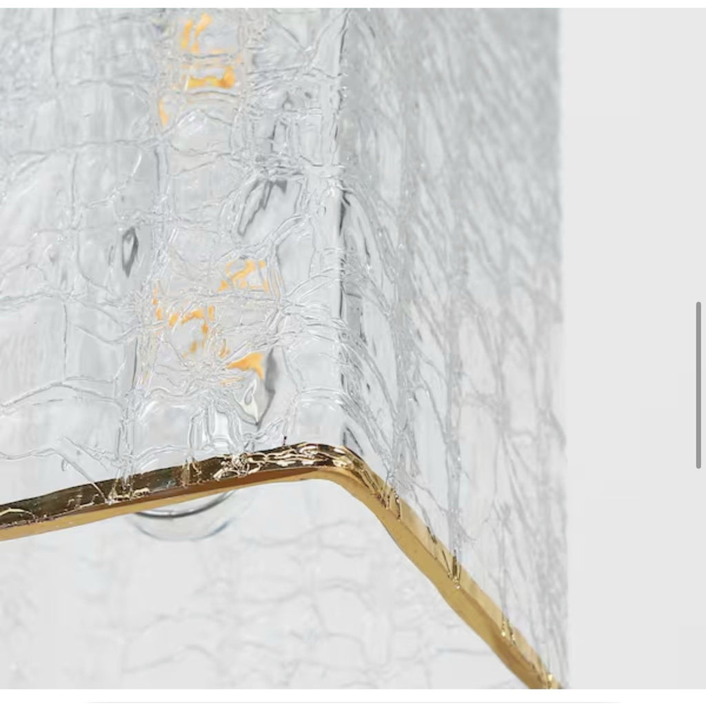 Uolfin Gold 1-Light Pendant Light Kitchen Island Hanging Lamp Open Box