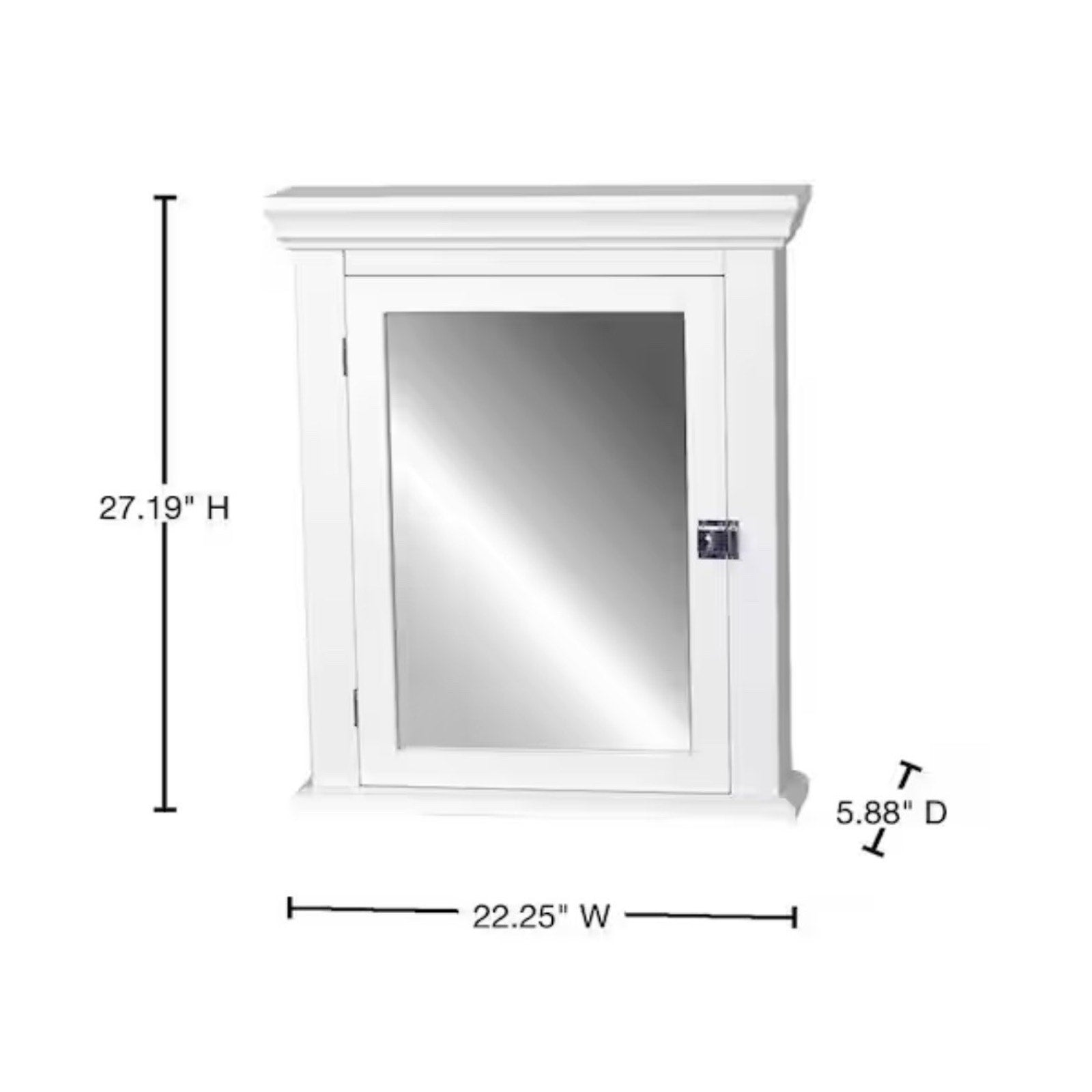 Zenith Early American 22-1/4 in. W x 27 in. H x 5-7/8 in. Medicine Cabinet