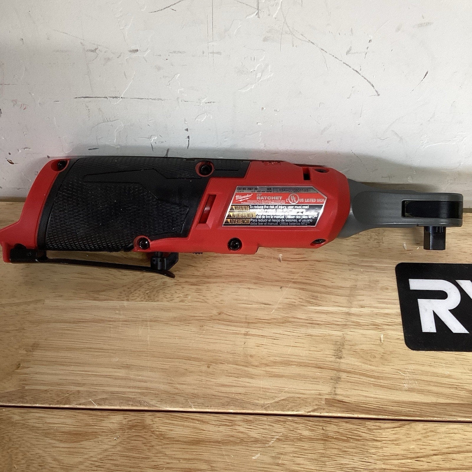 Milwaukee 2567-20 12V High Speed Ratchet - Red