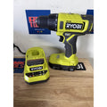 Ryobi PCL206K1 18V ONE+ 1/2 in Drill Driver Kit 1.5 Ah Battery Charger Open Box