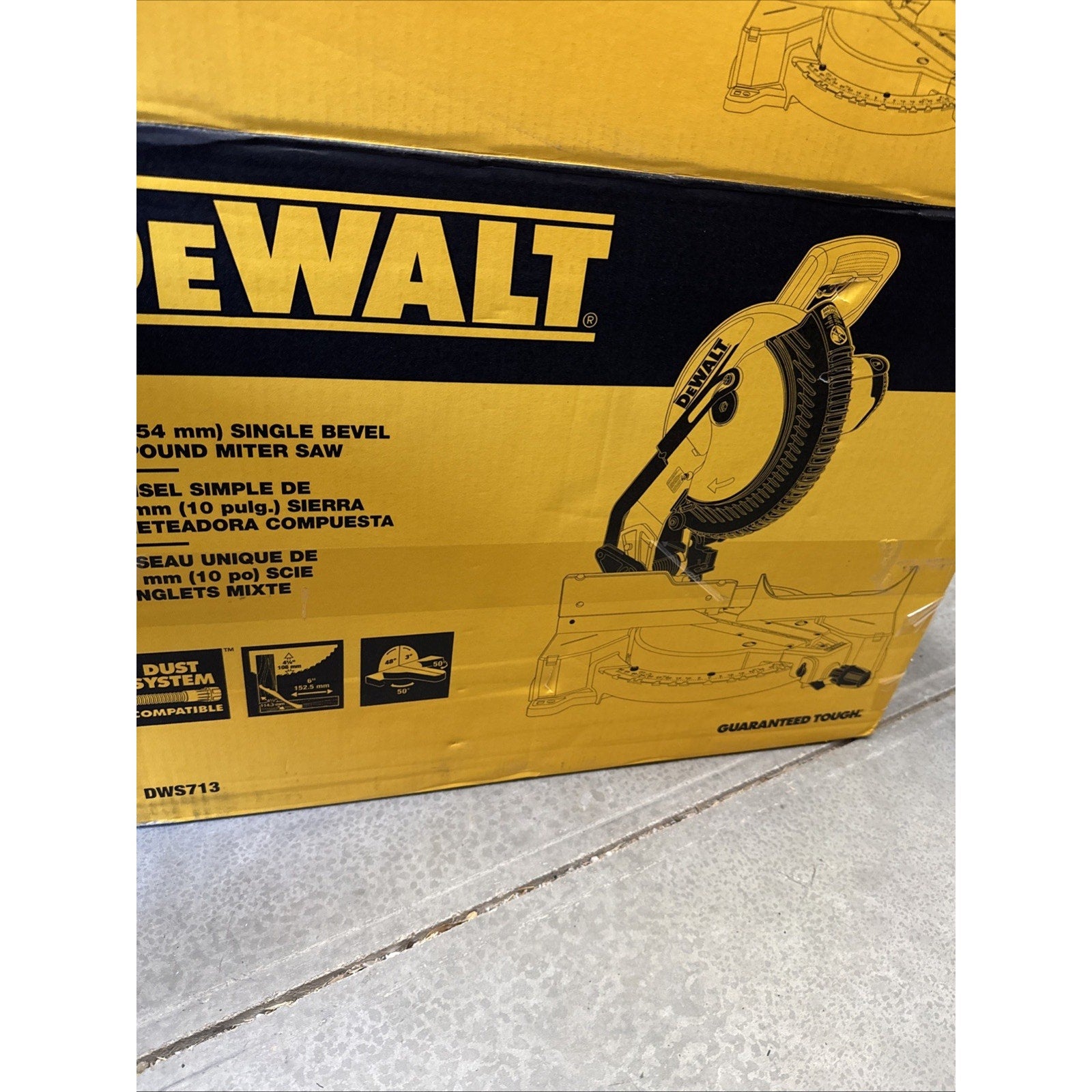 DEWALT DWS713 10 inch Compound Miter Saw Corded