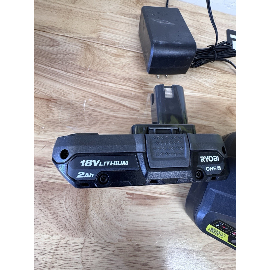 Ryobi Electric Cordless Edger Grass Lawn Reversible 18Volt Battery Charger P2310