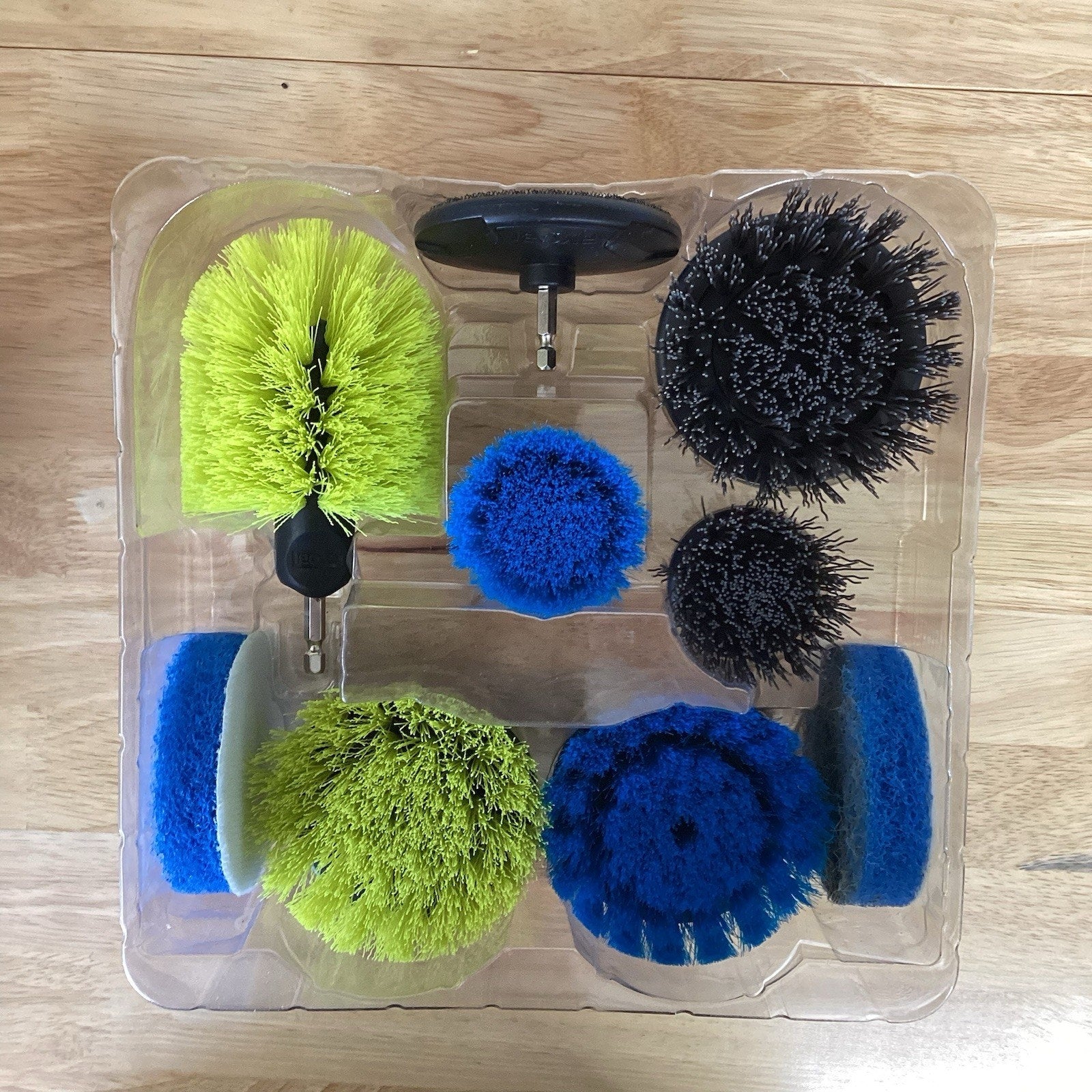 RYOBI Scrubber Accessory Kit (11-Piece) with Hex Shank Compatibility A95SPBK223