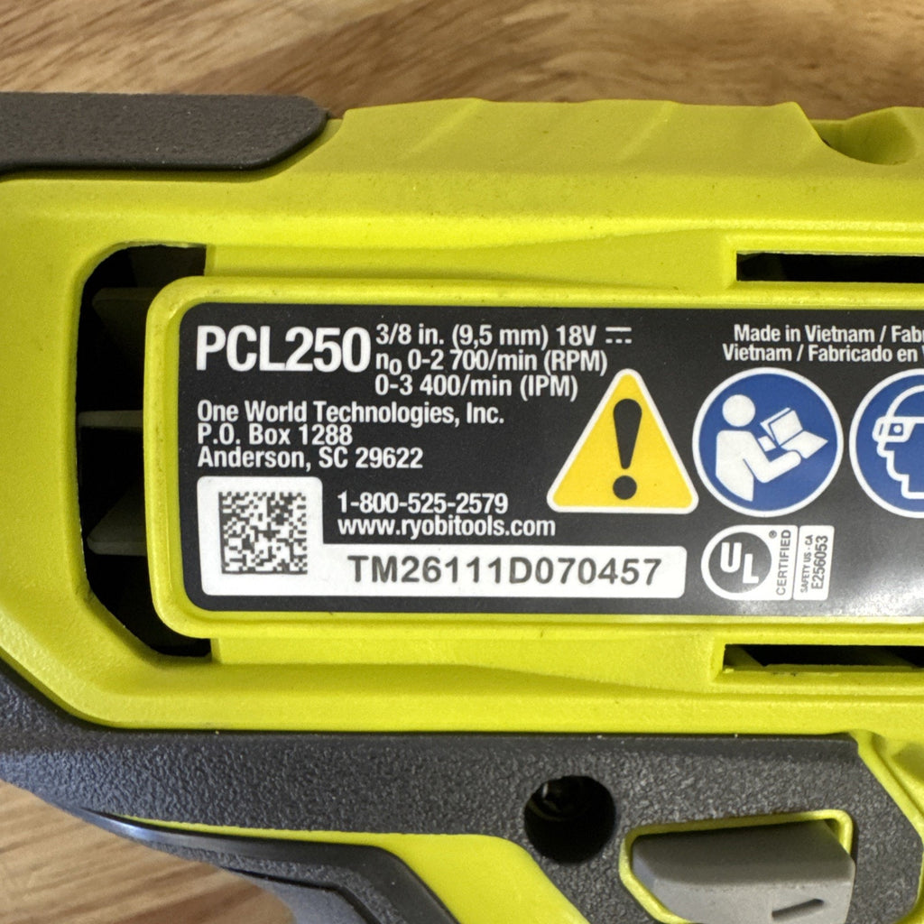 Ryobi PCL250B 18V 3.8 inch Impact Wrench