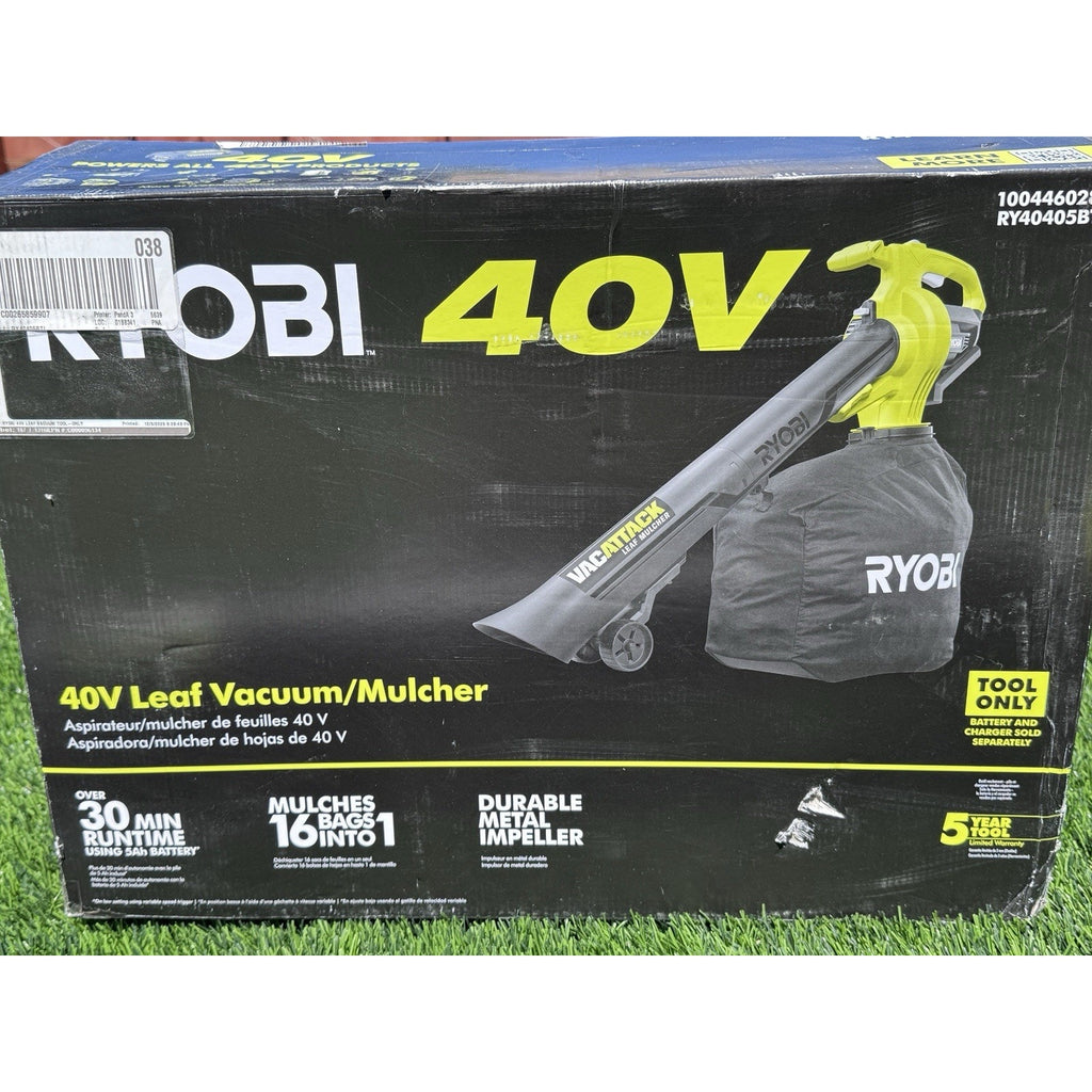 Ryobi RY40405BTL 40V Cordless Leaf Mulcher