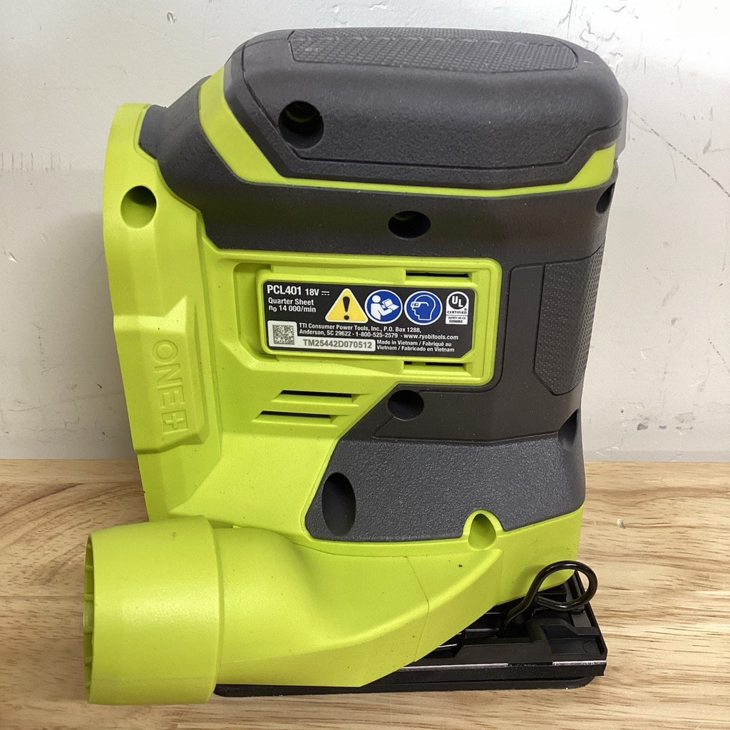 New Ryobi PCL401B - 18V Cordless 1/4 Sheet Sander (Tool Only)