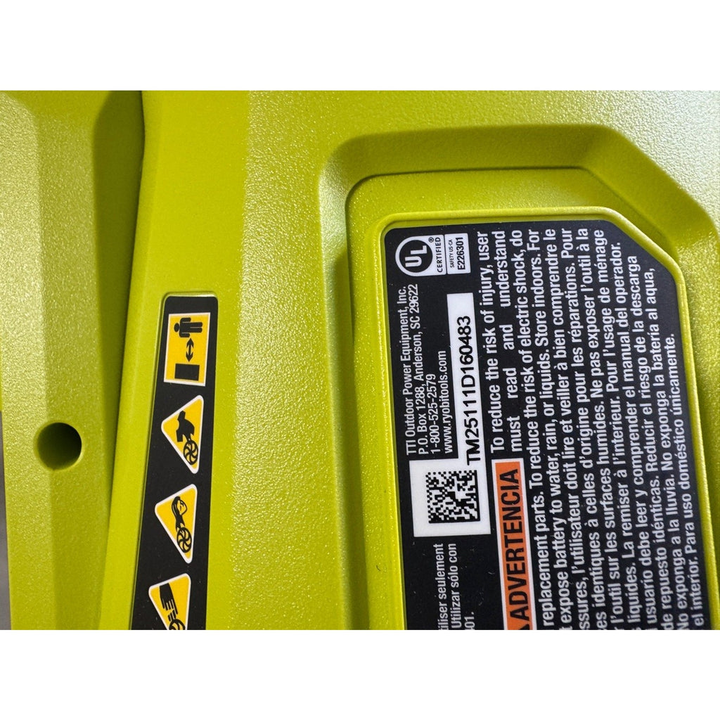 Ryobi RY40HPLB01K 40V HP 800 CFM Blower Kit 8.0Ah Battery Charger Tested