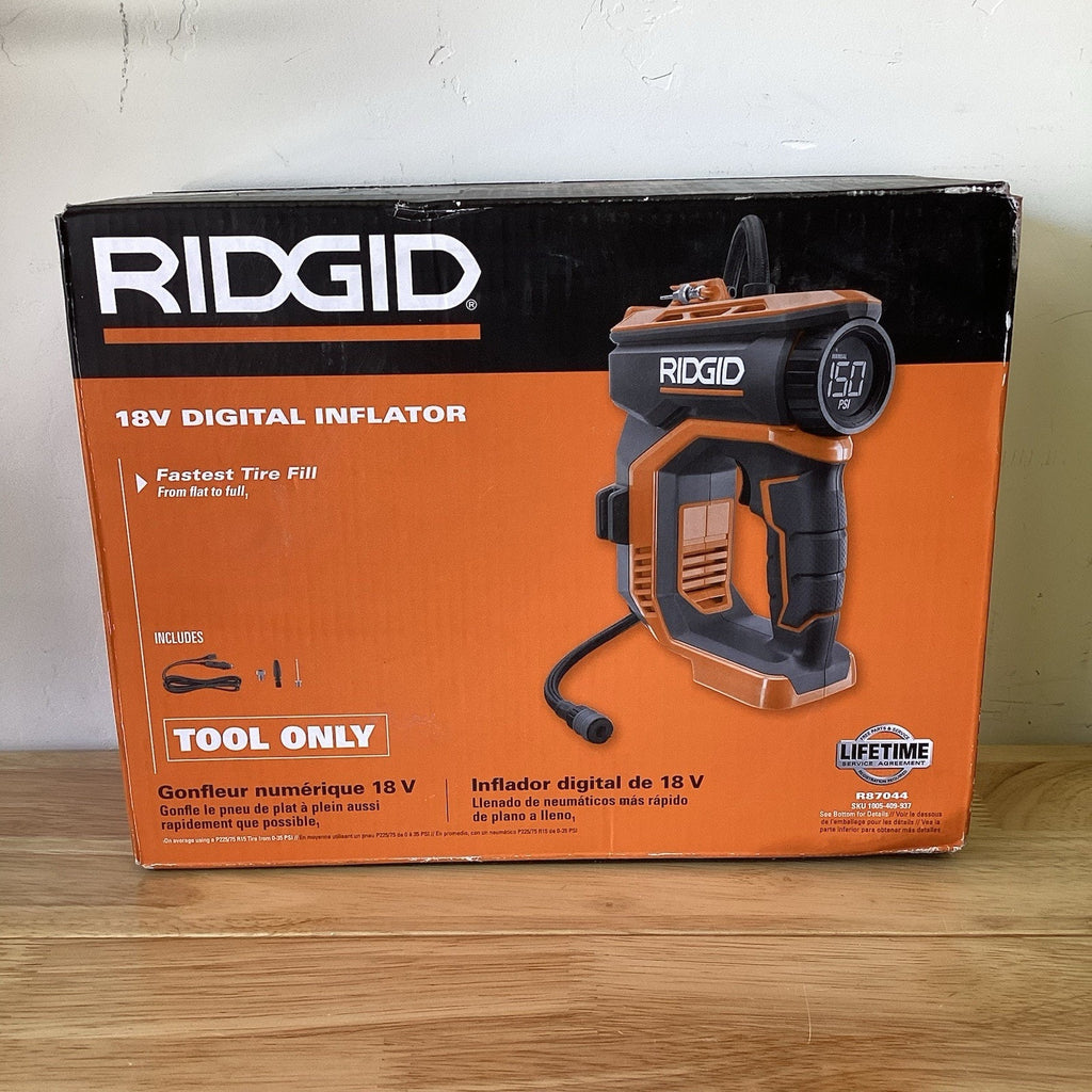 NEW OB Ridgid R87044 Digital Inflator Tool Only