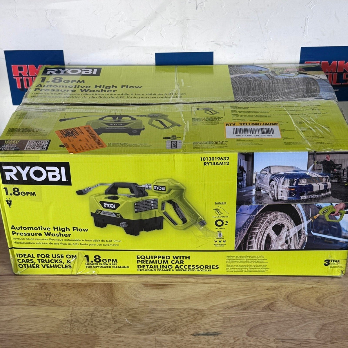 Ryobi RY141802VNM CORDED 1800 PSI Electric Pressure Washer Tested Complete