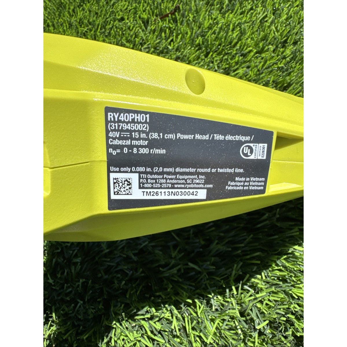 Ryobi 40V 15 in. Expand-It Cordless String Trimmer Kit w/ 4.0Ah Battery OPEN BOX