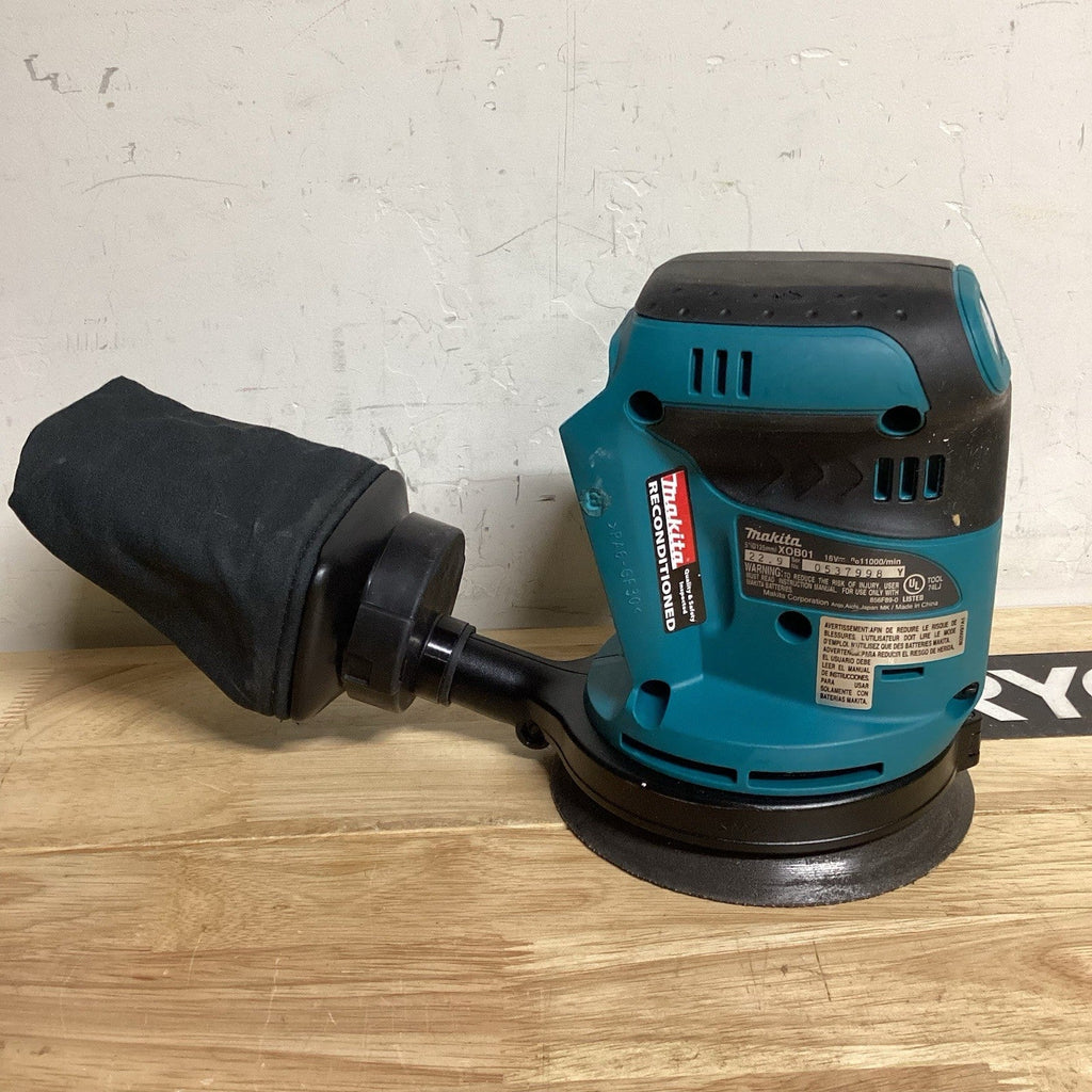 Makita XOB01Z - 18v Powered Orbital Sander Tool Only *Factory Reconditioned*