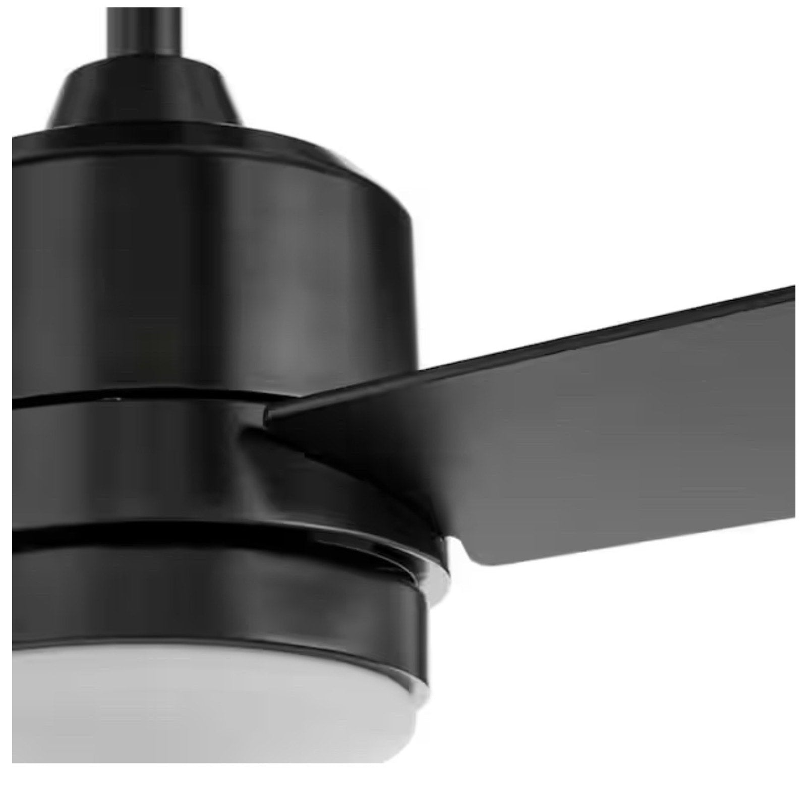 Castlegate 44 in. Indoor Integrated LED Matte Black Ceiling Fan w/light Kit