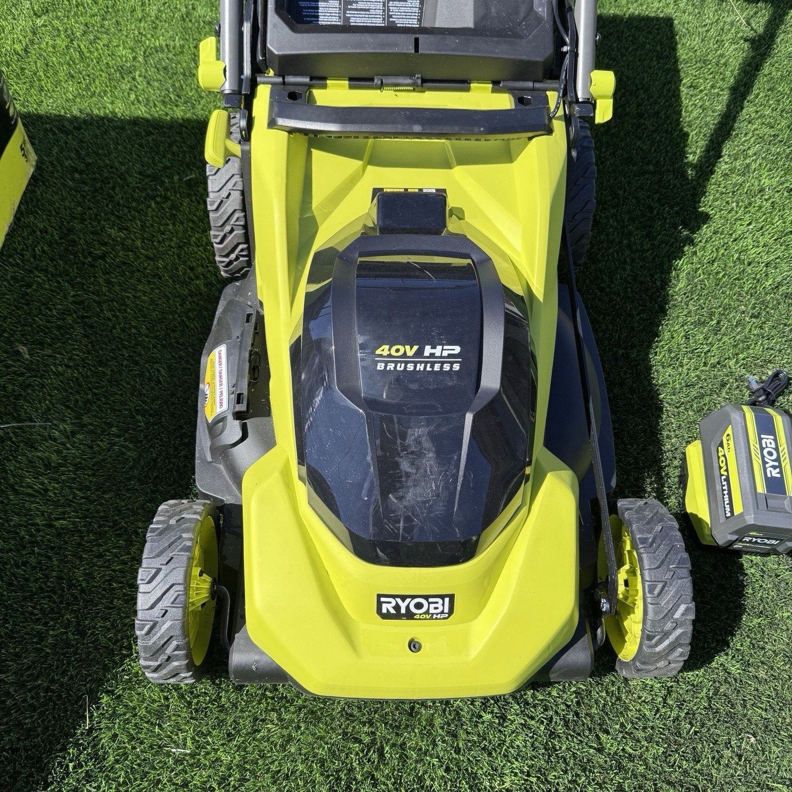 RYOBI 40V HP Brushless 20 in. Cordless Self-Propelled Mower w/ 6.0 Ah Battery