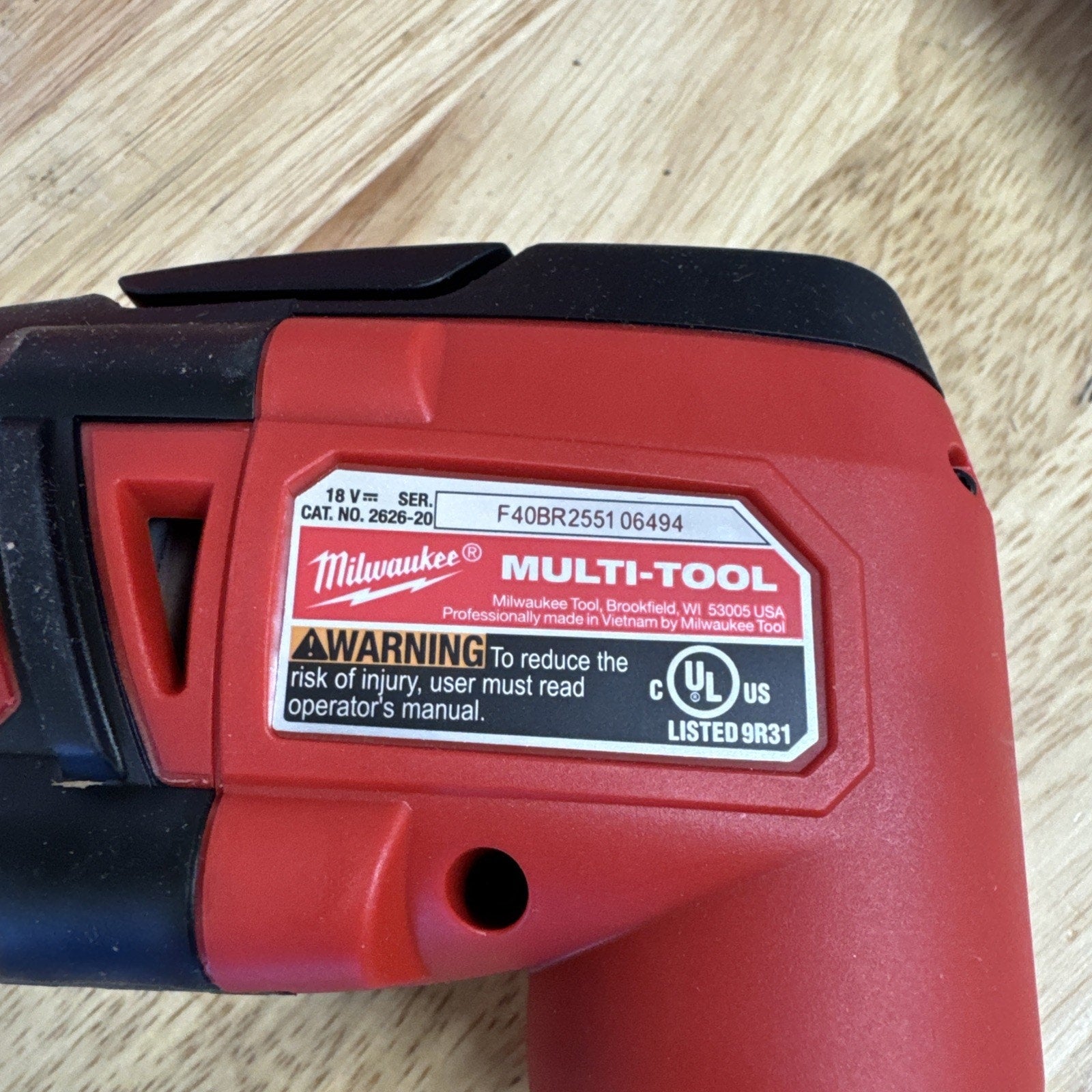 Milwaukee M18 18V Cordless Multi Tool (Tool Only)