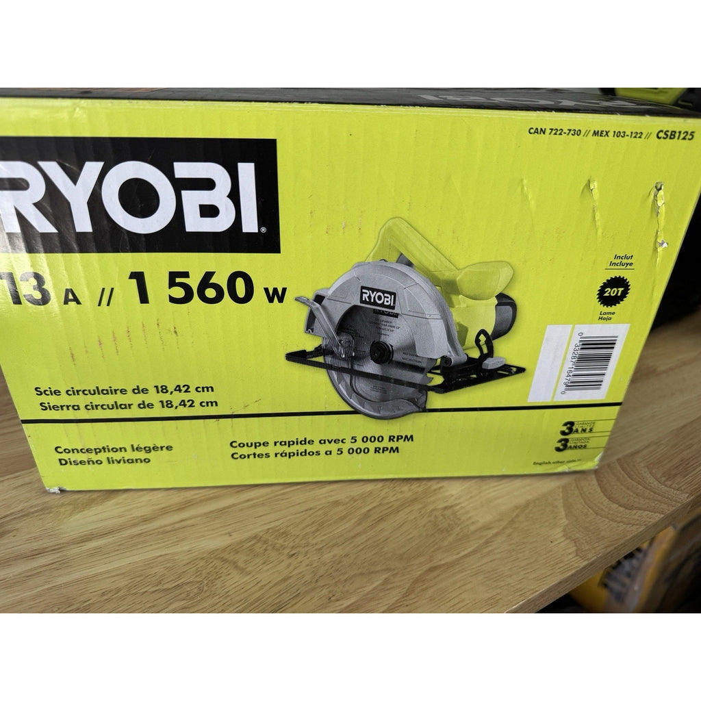 Ryobi CSB125 13 Amp 7.25 inch Circular Saw