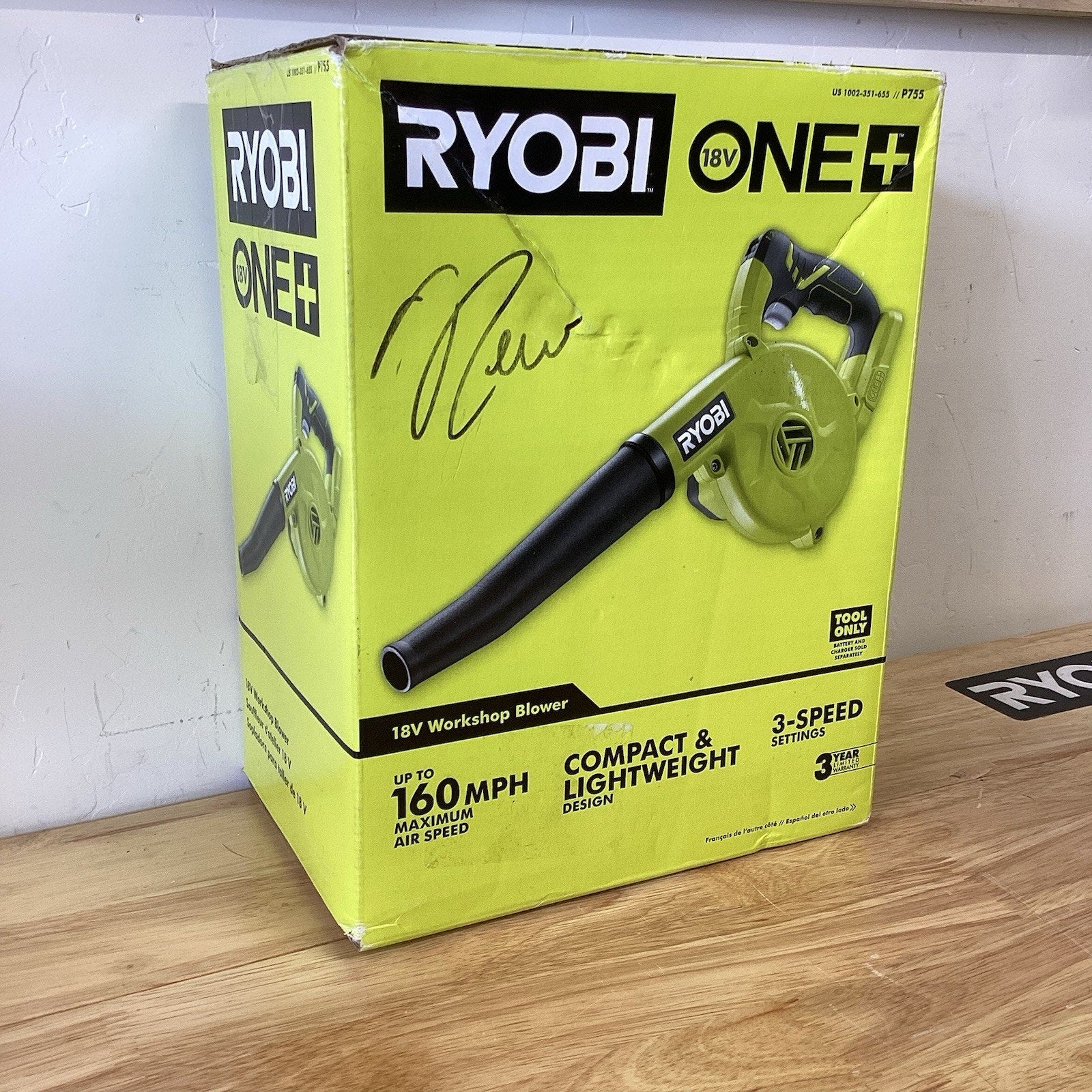 RYOBI ONE+ 18V Workshop Blower (P755)