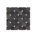 Fortune Black 11.625 in. x 11.625 in. Polished Black/White 39 Pieces MSRP $500+
