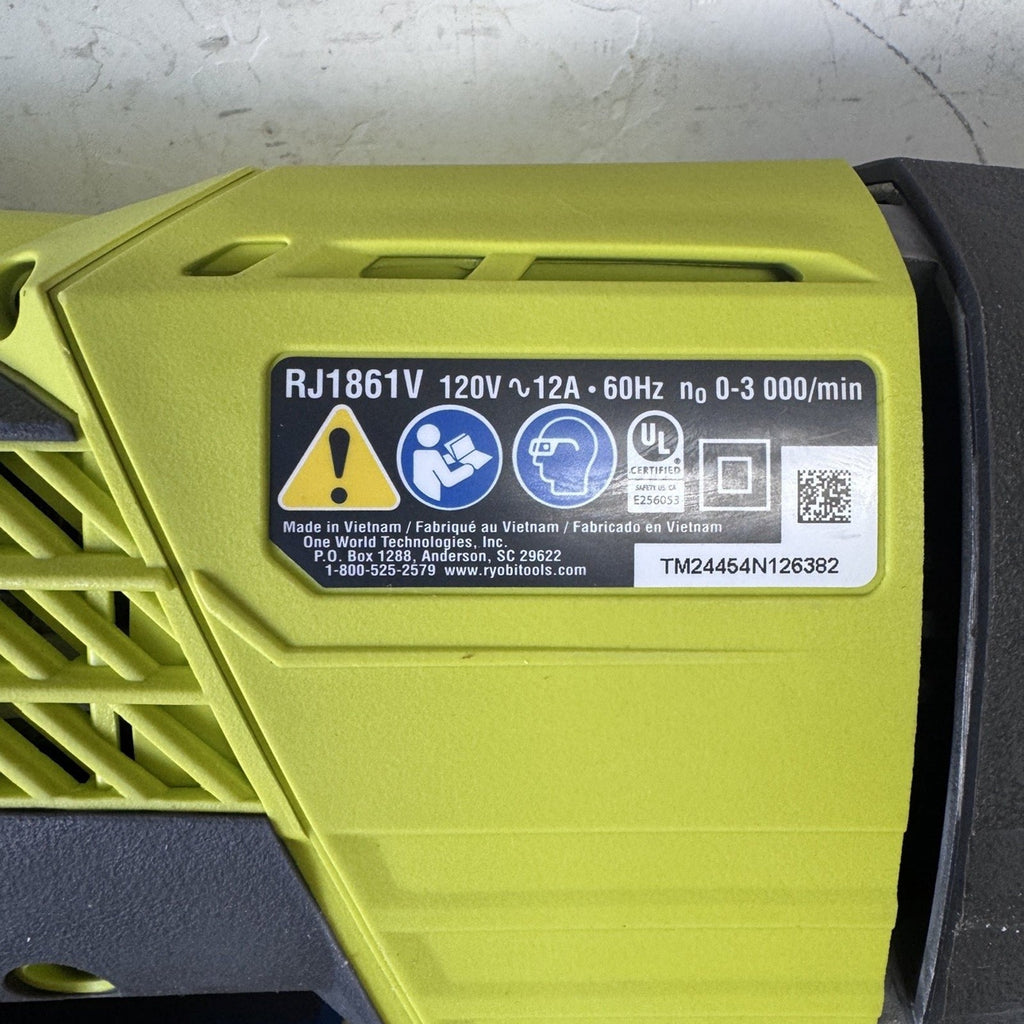 Ryobi RJ1861V CORDED 12 Amp Reciprocating Saw Variable Speed Open Box