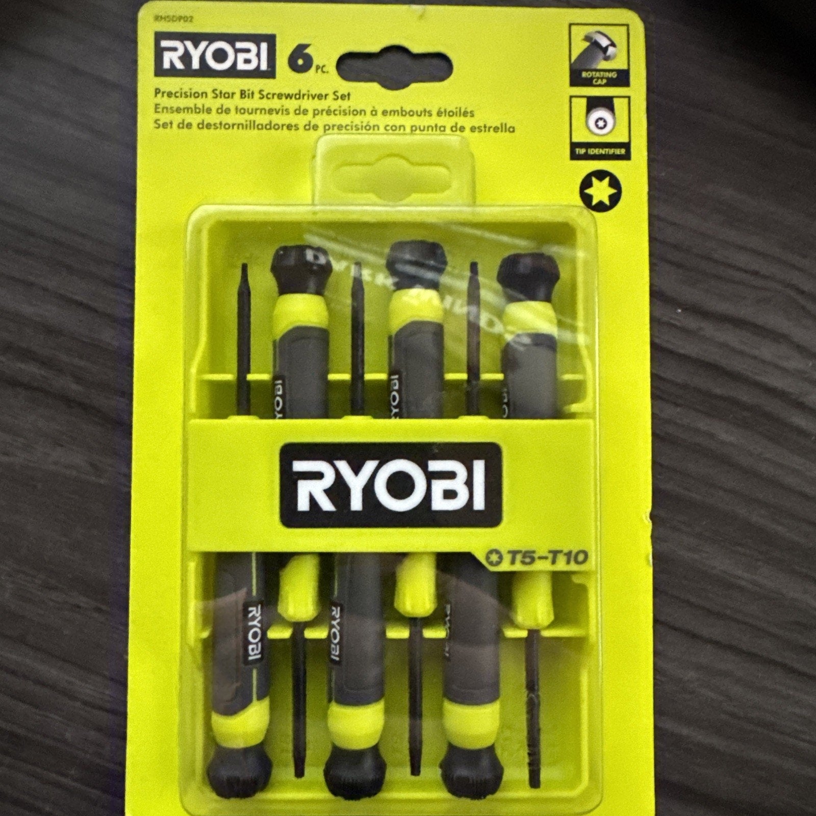 Ryobi 6pc Precision Star Bit Set