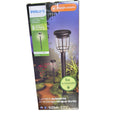 Phillips Capri Outdoor Solar LED Path Light Black Path Light
