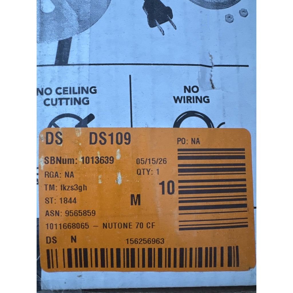 Broan NuTone RE70BN Bath Fan Replacement Motor Kit 70 CFM - Open Box