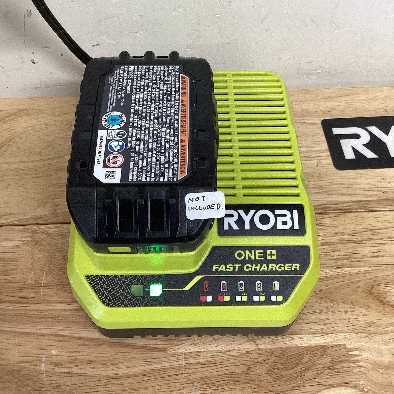RYOBI ONE+ 18V Fast Charger PCG004 (Tool Only)