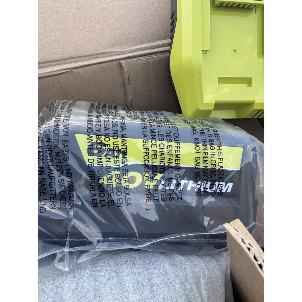 RYOBI 40V HP 18in Brushless Snow Blower Kit RY40890 6Ah Battery Charger Open Box