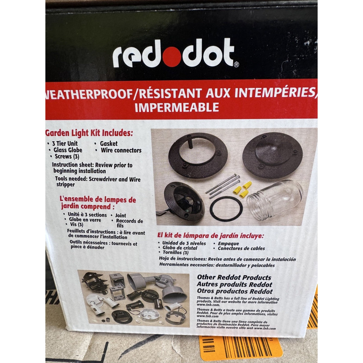 Red Dot Sitelight LED Garden Path Light Bronze - New