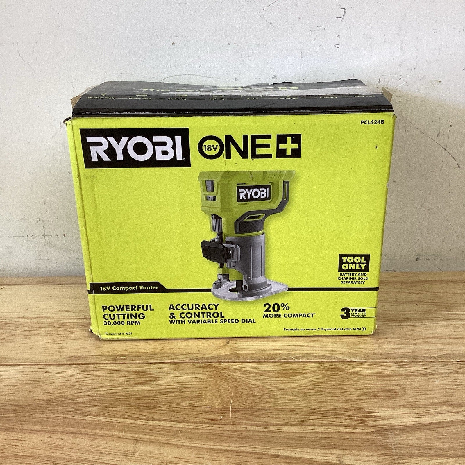 Ryobi ONE+ PCL424B Router Tool Only