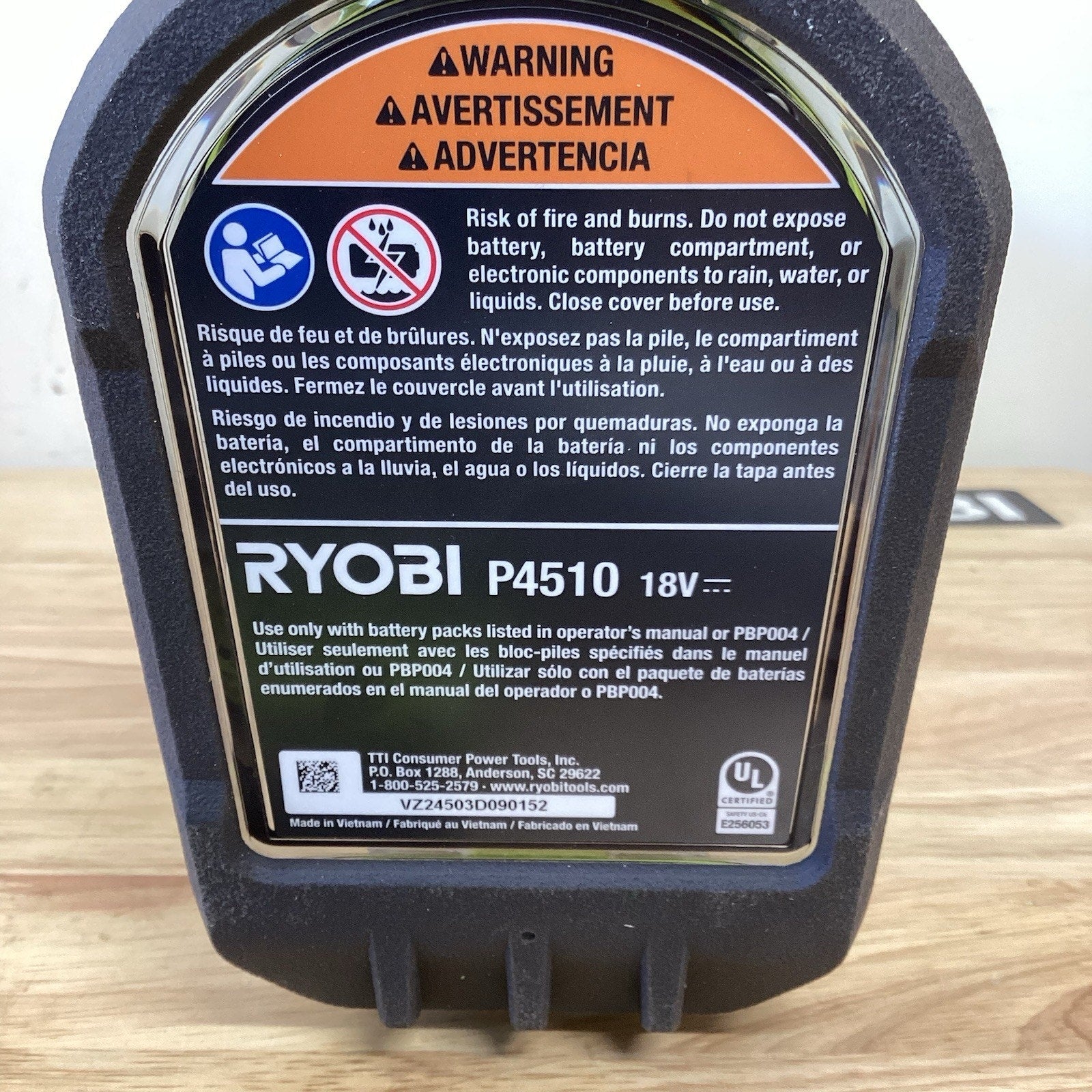 Ryobi P4510 18V Cordless Power Scrubber Tool Only