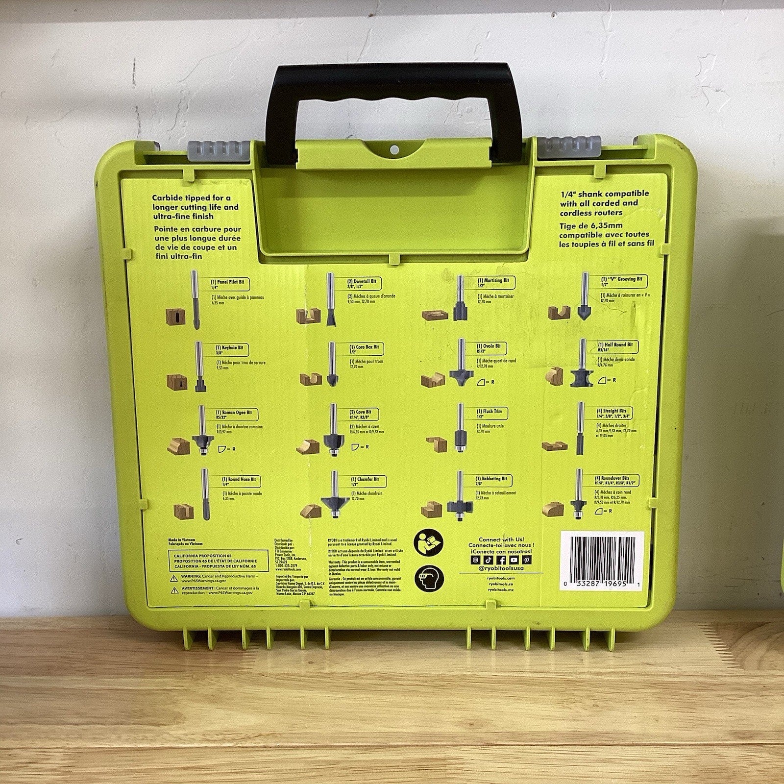 Ryobi 24-Piece Router Bit Set