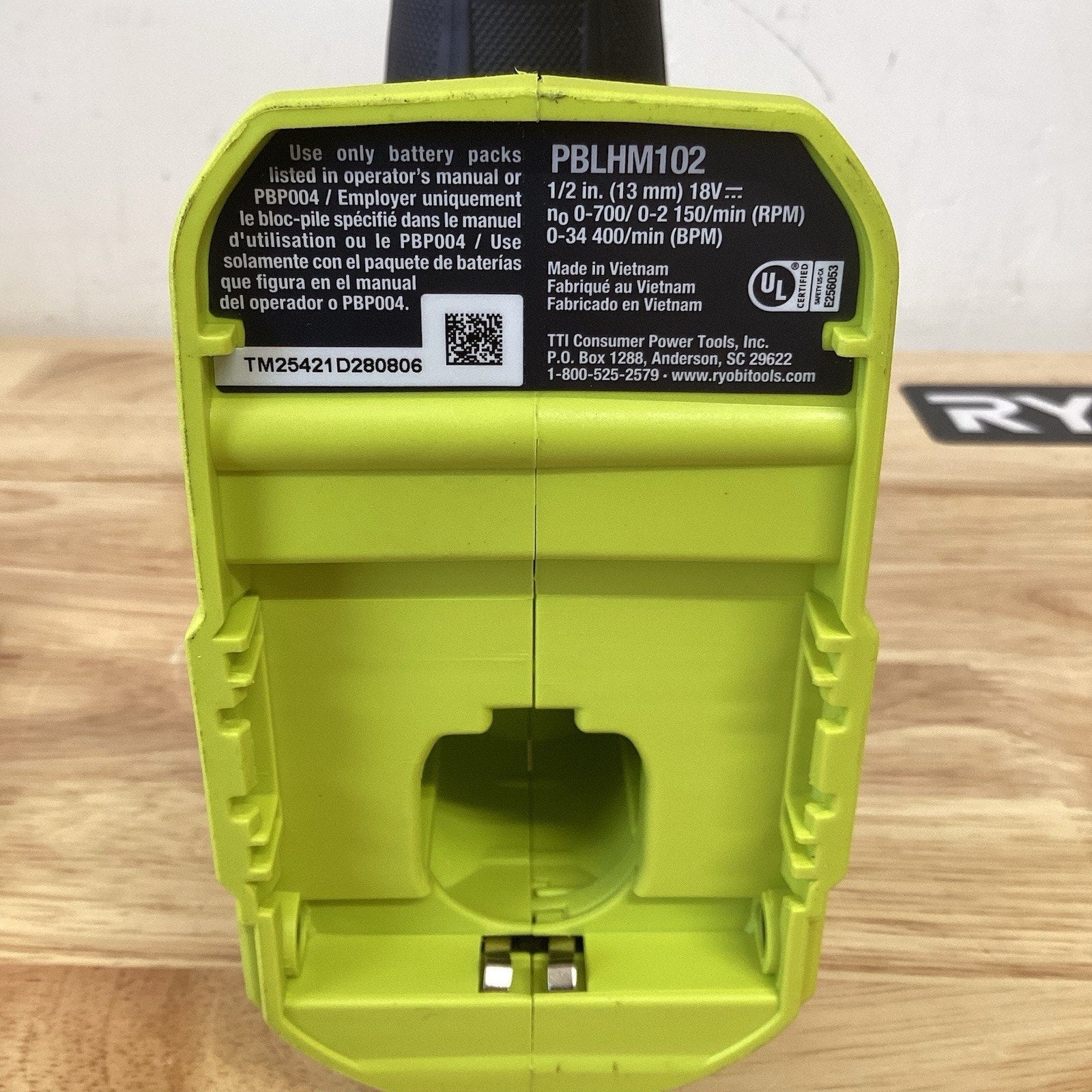 RYOBI ONE+ HP 18V Brushless 1/2 in Hammer Drill Kit w 4.0Ah Battery Charger