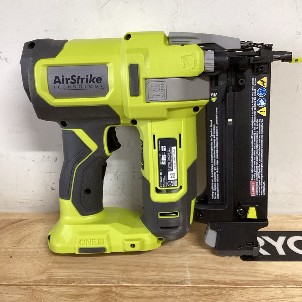 Ryobi 18V Ryobi ONE+ 18-Gauge Cordless Airstrike Brad Nailer (Tool Only) P321