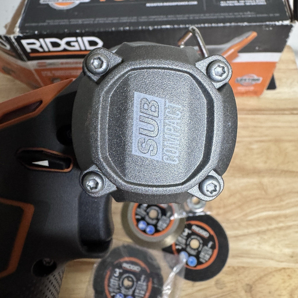 RIDGID 18V 3 in Multi Material Saw SubCompact Tool Only W/ Blades R87547B