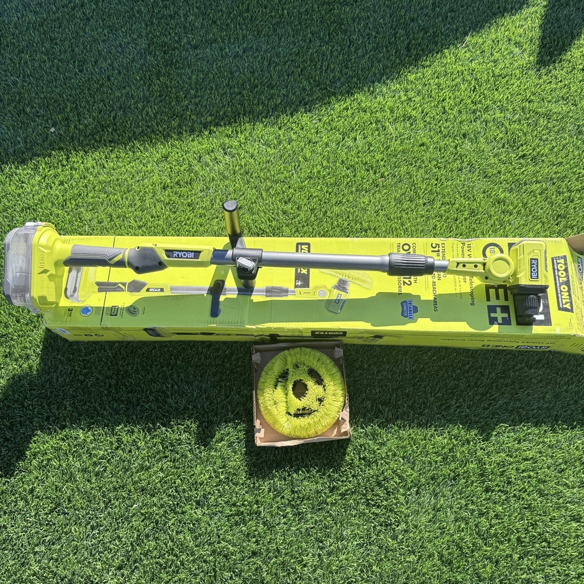 Ryobi P4500 18V VORTEX Telescoping Power Scrubber Open Box Tool Only