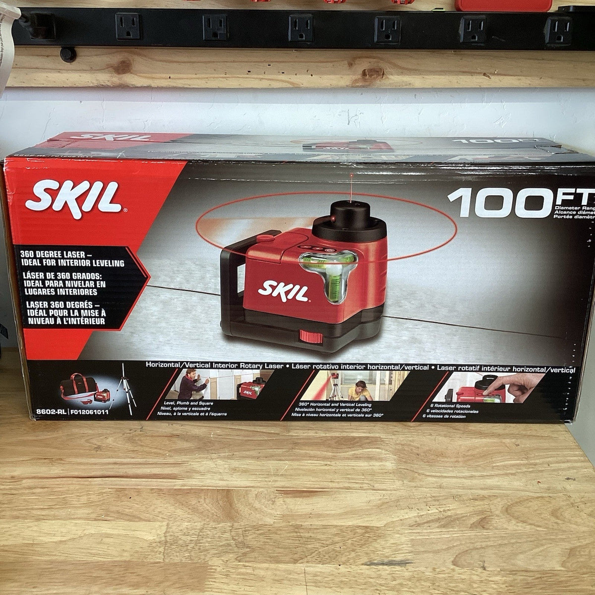 Skil 360 Horizontal Vertical Interior Rotary Laser Ideal For Interior Leveling