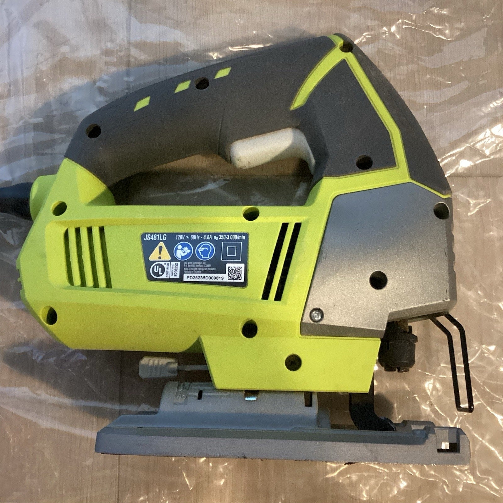 Ryobi JS481LG 4.8A Jig Saw