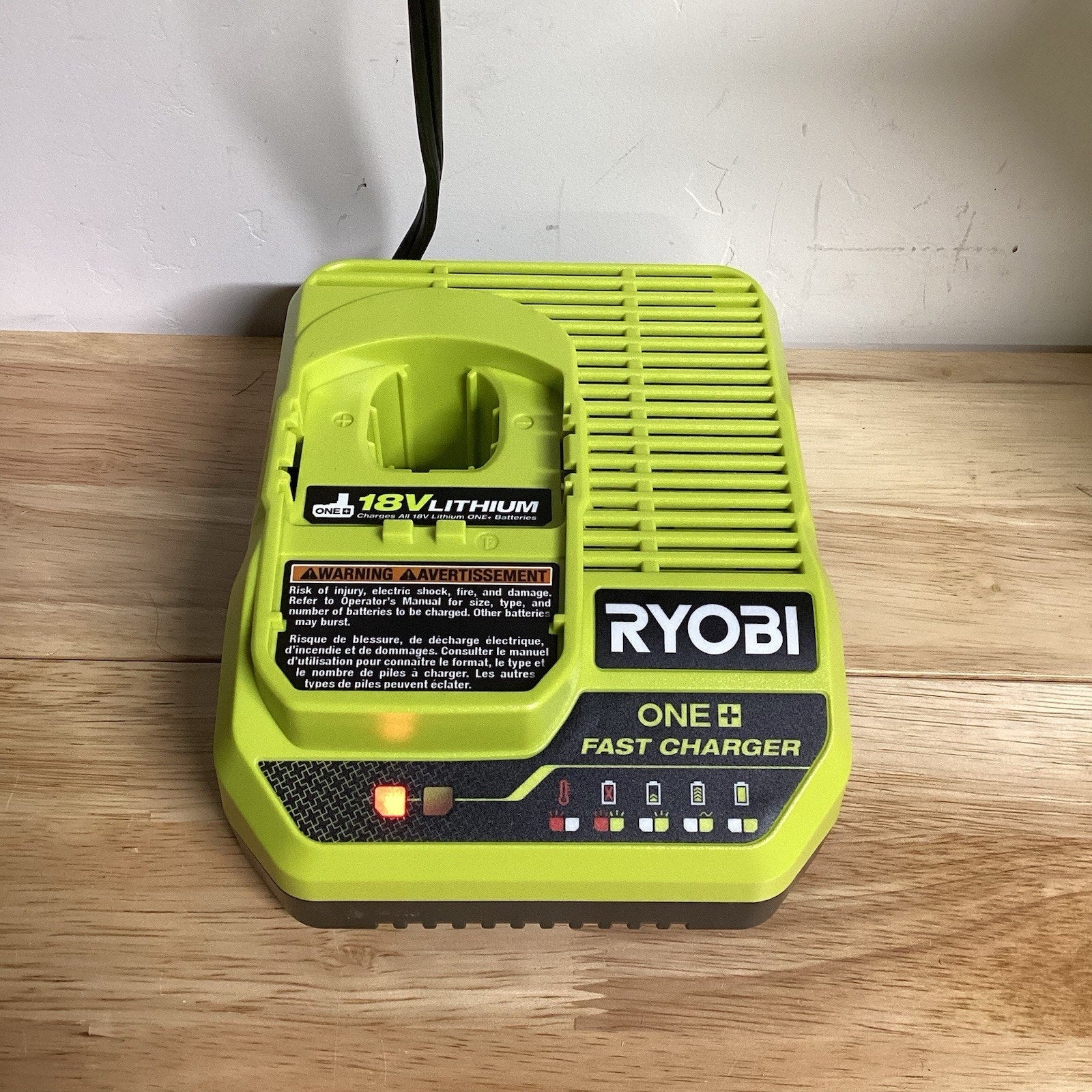 Ryobi One+ 18V Fast Charger Genuine OEM Model PCG004